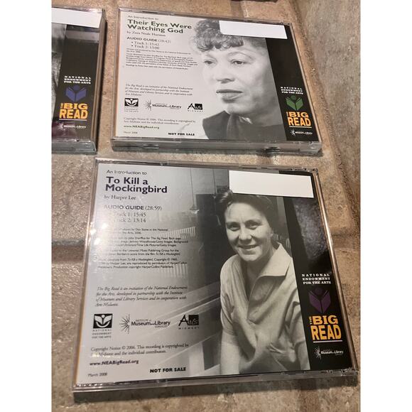 National Endowment of the Arts Fitzgerald, Hemingway, Lee, Hurston, Bradbury CD - Picture 9 of 11